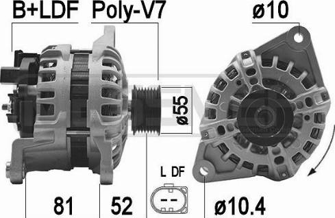 Messmer 209478A - Alternator autospares.lv