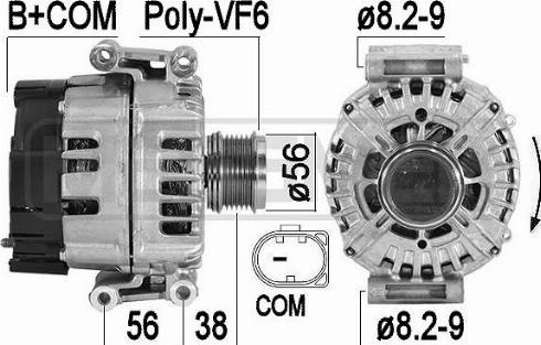 Messmer 209592 - Alternator autospares.lv