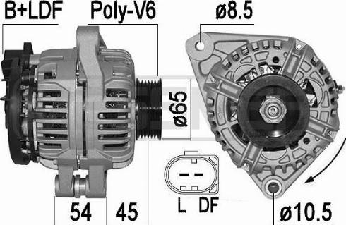 Messmer 209553A - Alternator autospares.lv