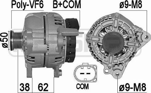 Messmer 209566A - Alternator autospares.lv