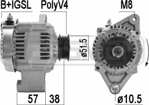 Messmer 209509A - Alternator autospares.lv