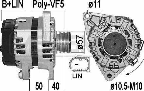 Messmer 209511 - Alternator autospares.lv