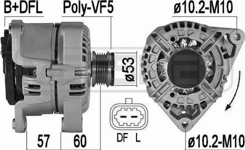 Messmer 209539A - Alternator autospares.lv