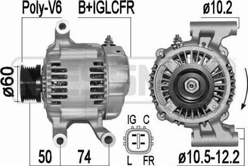 Messmer 209532A - Alternator autospares.lv