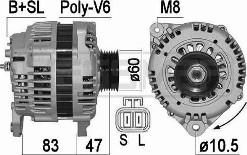 Messmer 209579A - Alternator autospares.lv