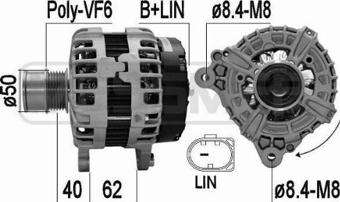 Messmer 209614A - Alternator autospares.lv