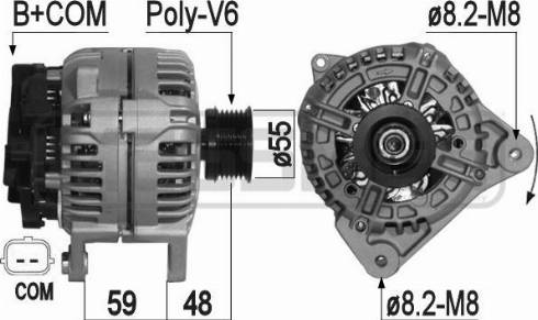 Messmer 209098A - Alternator autospares.lv