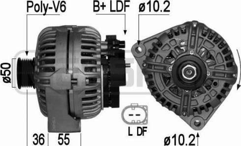 Messmer 209049A - Alternator autospares.lv