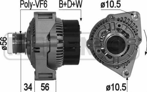 Messmer 209040A - Alternator autospares.lv