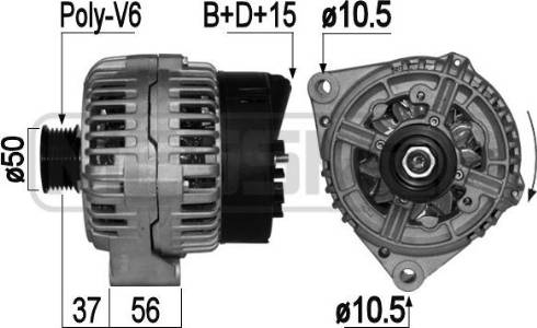 Messmer 209041A - Alternator autospares.lv