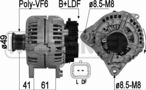 Messmer 209053A - Alternator autospares.lv