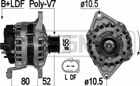 Messmer 209057A - Alternator autospares.lv