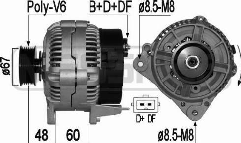 Messmer 209064A - Alternator autospares.lv