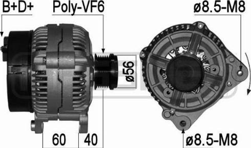 Messmer 209067A - Alternator autospares.lv