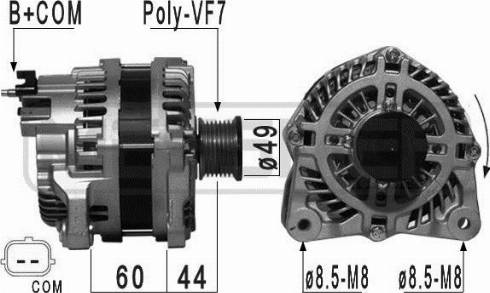 Messmer 209010 - Alternator autospares.lv