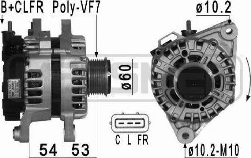 Messmer 209013 - Alternator autospares.lv