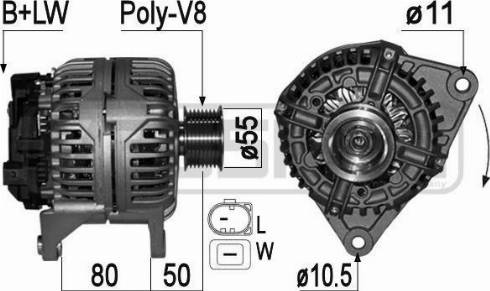 Messmer 209084A - Alternator autospares.lv