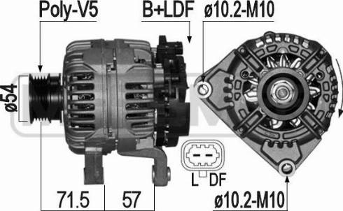 Messmer 209081 - Alternator autospares.lv