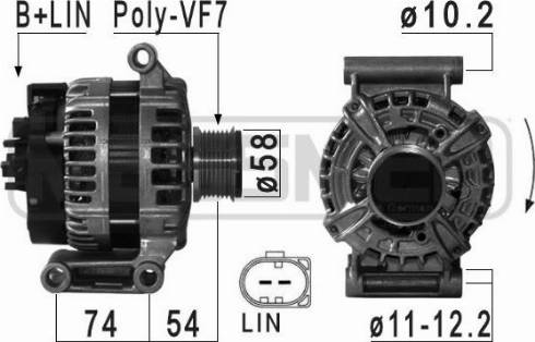 Messmer 209034A - Alternator autospares.lv