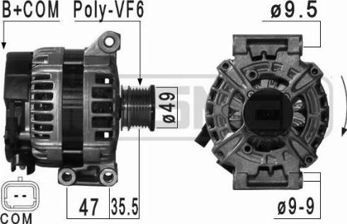 Messmer 209031 - Alternator autospares.lv