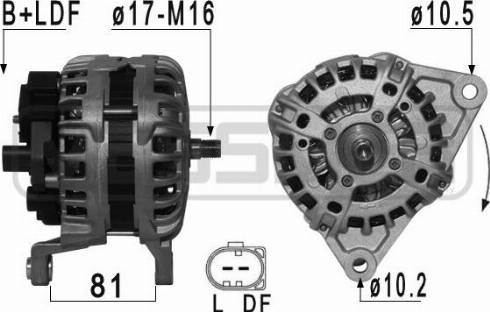 Messmer 209025A - Alternator autospares.lv