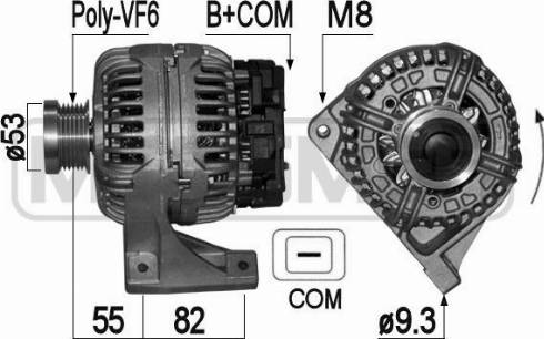 Messmer 209074 - Alternator autospares.lv