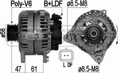 Messmer 209072A - Alternator autospares.lv