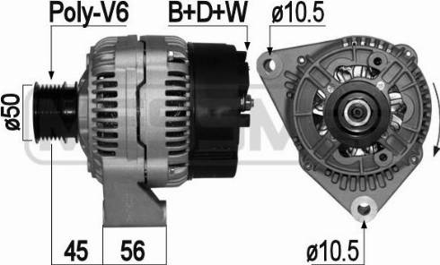 Messmer 209077A - Alternator autospares.lv