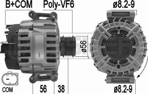 Messmer 209192 - Alternator autospares.lv