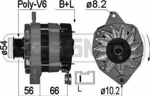 Messmer 209154A - Alternator autospares.lv