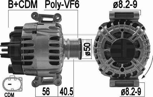 Messmer 209166 - Alternator autospares.lv