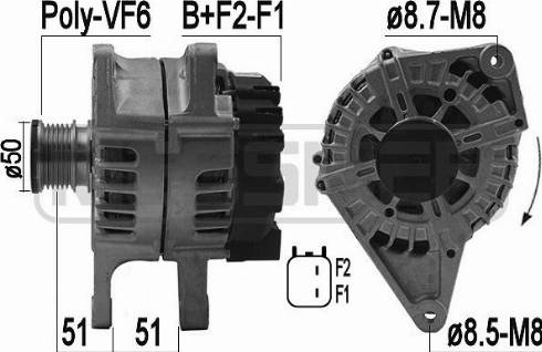 Messmer 209167 - Alternator autospares.lv