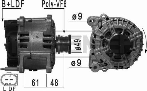 Messmer 209104A - Alternator autospares.lv