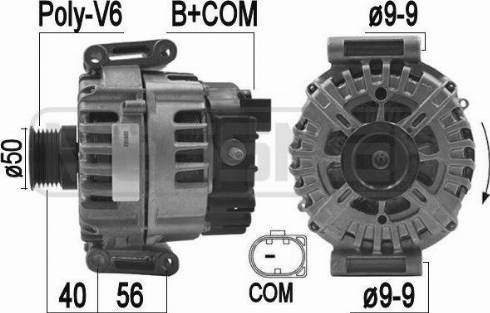 Messmer 209182 - Alternator autospares.lv