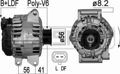 Messmer 209132 - Alternator autospares.lv