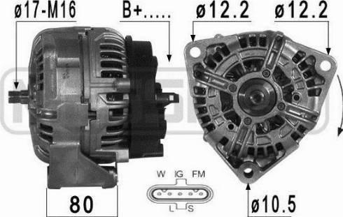 Messmer 209122 - Alternator autospares.lv