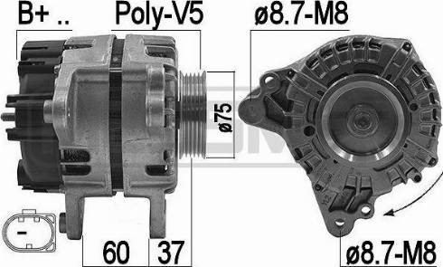 Messmer 209170 - Alternator autospares.lv