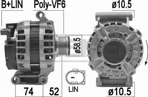 Messmer 209397 - Alternator autospares.lv