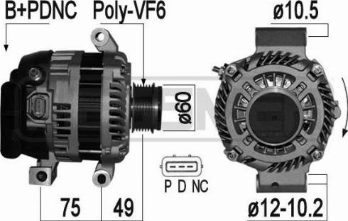 Messmer 209349A - Alternator autospares.lv