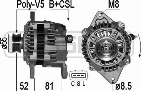 Messmer 209355A - Alternator autospares.lv