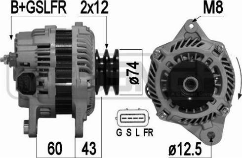 Messmer 209364A - Alternator autospares.lv