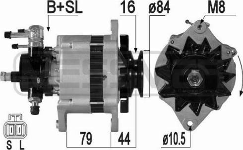 Messmer 209311A - Alternator autospares.lv