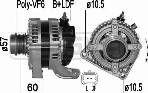 Messmer 209387A - Alternator autospares.lv