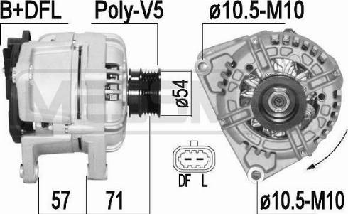 Messmer 209332A - Alternator autospares.lv