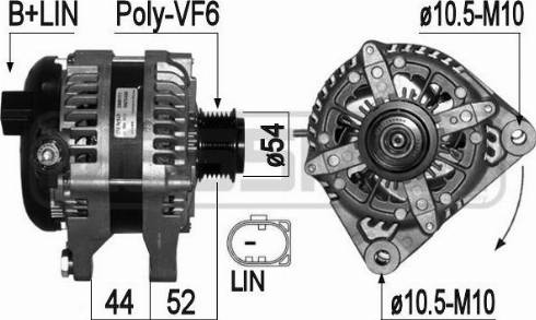 Messmer 209324 - Alternator autospares.lv