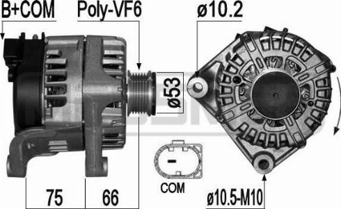 Messmer 209325 - Alternator autospares.lv