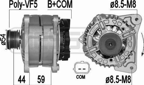 Messmer 209376A - Alternator autospares.lv