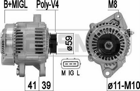 Messmer 209377A - Alternator autospares.lv