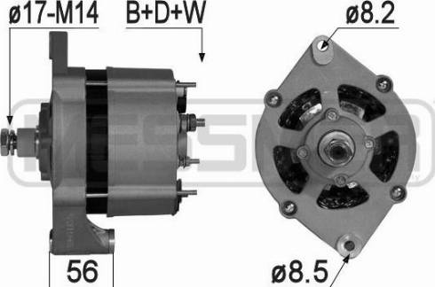 Messmer 209249A - Alternator autospares.lv