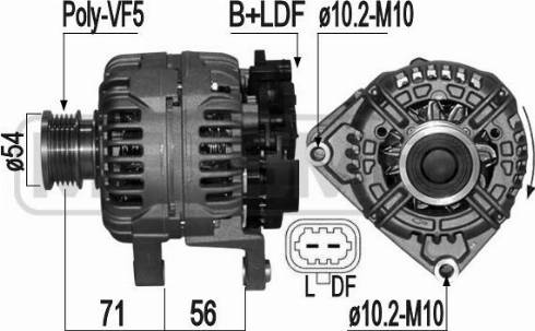 Messmer 209242 - Alternator autospares.lv